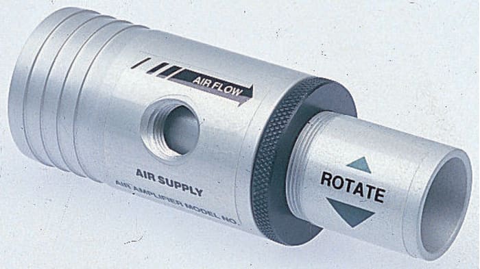 Amplificateur d 8888, référence CDF 200, Diam.14mm, Entrée NPT 1/4, Aluminium anodisé, 3,5 bar