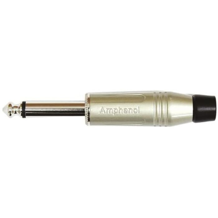 Amphenol Industrial Jack Connector Cable Mount Mono Plug, 2Pole 10A
