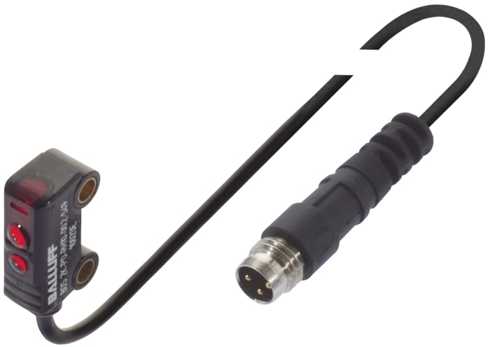 BALLUFF Retroreflective Photoelectric Sensor, Block Sensor, 0 → 800 mm Detection Range