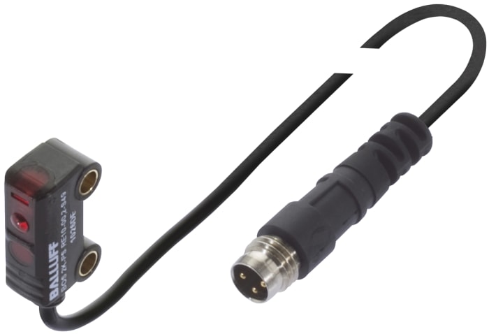 BALLUFF Through Beam Photoelectric Sensor, Block Sensor, 0 → 1.2 m Detection Range