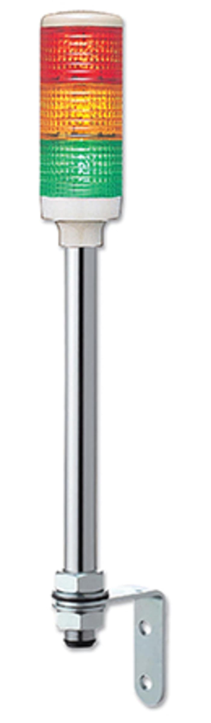 Schneider Electric Harmony XVC Series Red/Green/Amber Signal Tower, 3 Lights, 100 → 240 V ac, Tube Mount