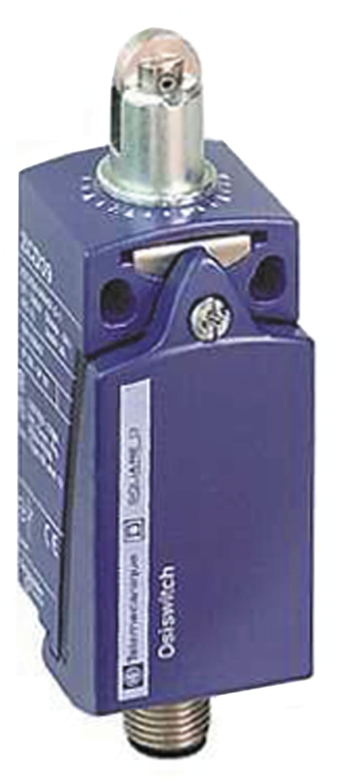 Telemecanique Sensors XCKD Series Roller Plunger Limit Switch, NO/NC, IP66, IP67, DPST, Zinc Alloy Housing, 60V ac Max,