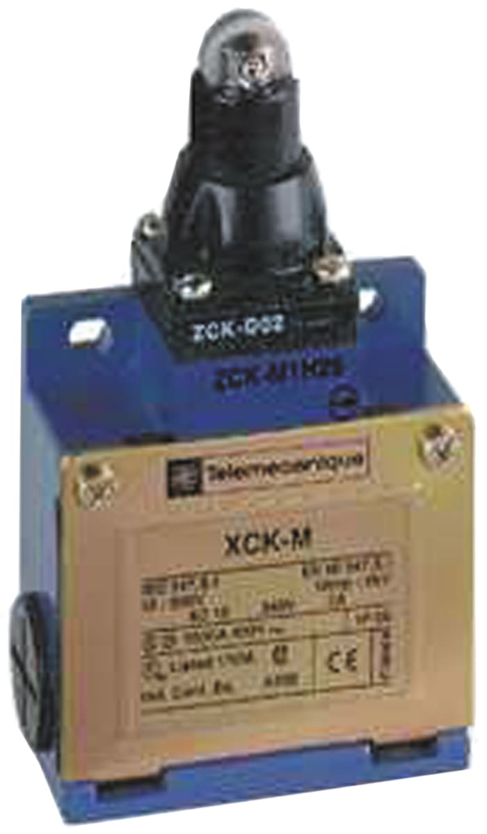 XCKM102H29 Telemecanique Sensors | Final de carrera con Pulsador con roldana Telemecanique Sensors OsiSense XC, DP, NA/NC, 240V, 10A, IP66 | 235-981 | RS Components XCKM102H29 Telemecanique Sensors | Final de carrera con Pulsador con roldana Telemecanique Sensors OsiSense XC, DP, NA/NC, 240V, 10A, IP66 | 235-981 | RS Components