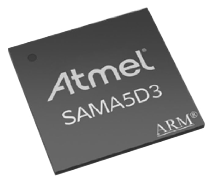 Microchip, 32bit ARM Cortex A5, ATSAM5 Microcontroller, 536MHz, 160 kB Flash, 324-Pin LFBGA