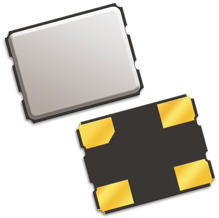 QT Quarztechnik, 7.3728MHz Crystal Oscillator, ±25ppm HCMOS, TTL, 4-Pin SMD QTX333A7.37280B15TR