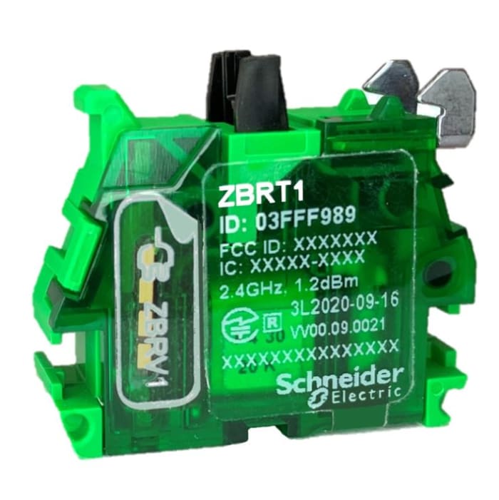 Transmisor de botón pulsador Schneider Electric Harmony XB, IP30