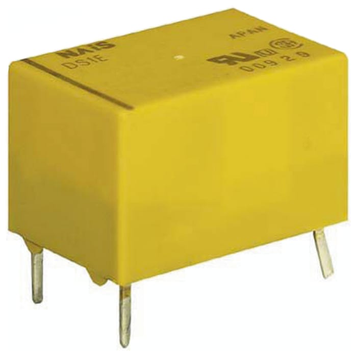 Panasonic PCB Mount Latching Signal Relay, 5V dc Coil, 3A Switching Current, SPDT