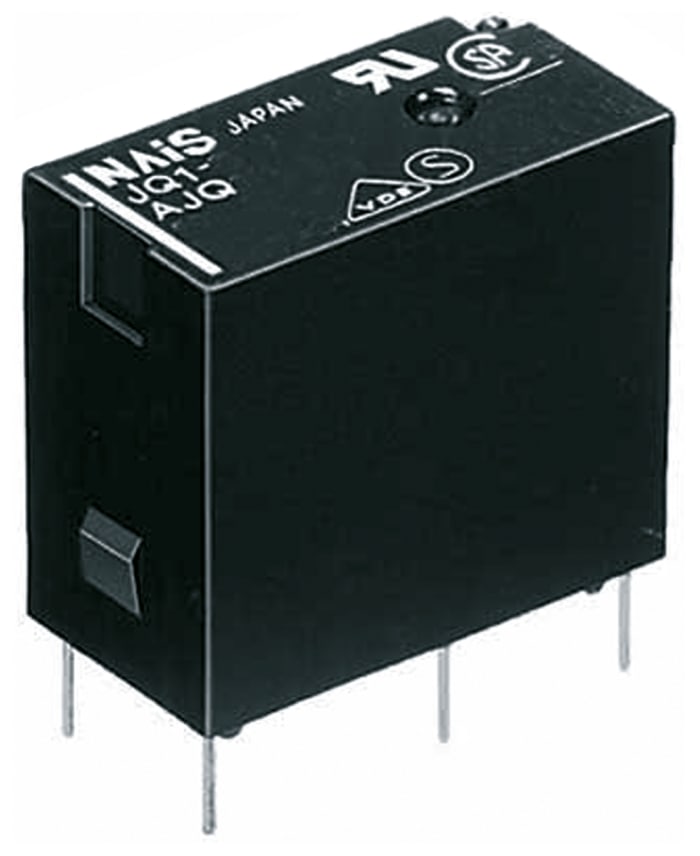 Panasonic PCB Mount Power Relay, 12V dc Coil, 5A Switching Current, SPST