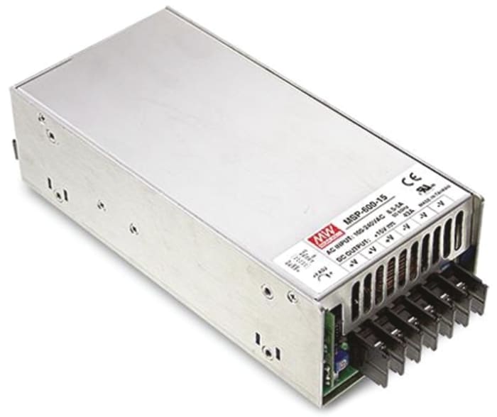 Spínaný napájecí zdroj 630W, počet výstupů: 1, výstup: 36V dc 17.5A Ano Montáž na rám MEAN WELL