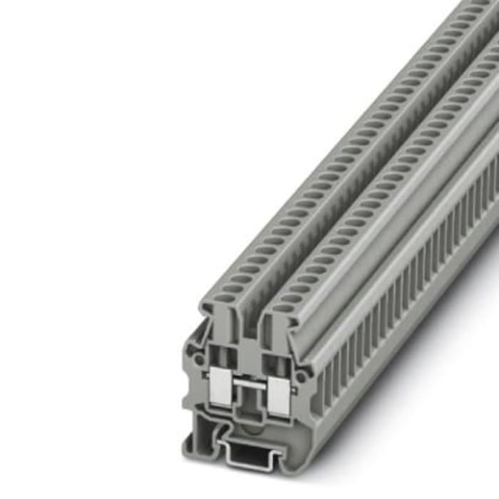 Phoenix Contact 3248030 MUT 2.5 Series Grey, 2.5mm², Single-Level, Screw Termination, ATEX, IECEx