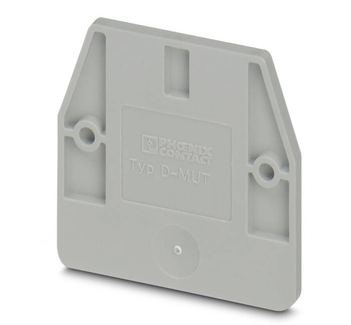 Phoenix Contact D-MUT 2.5/4 Series End Cover for Use with Modular Terminal Block