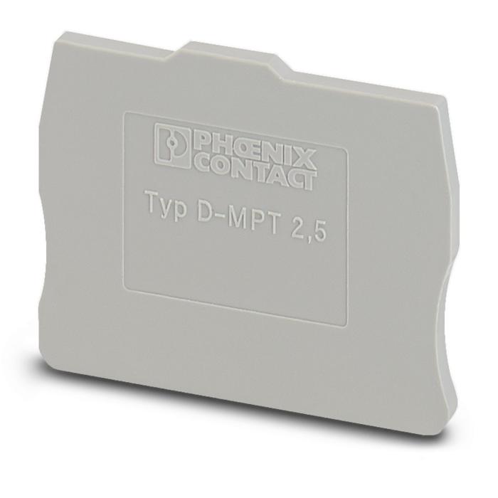 Phoenix Contact D-MPT Series End Cover for Use with Modular Terminal Block