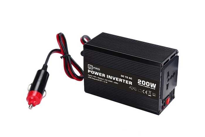 RS PRO Pure Sine Wave 300W Power Inverter, 12V Input, 230V Output