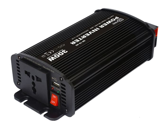 RS PRO Modified Sine Wave 300W Power Inverter, 12V dc Input, 230V ac Output