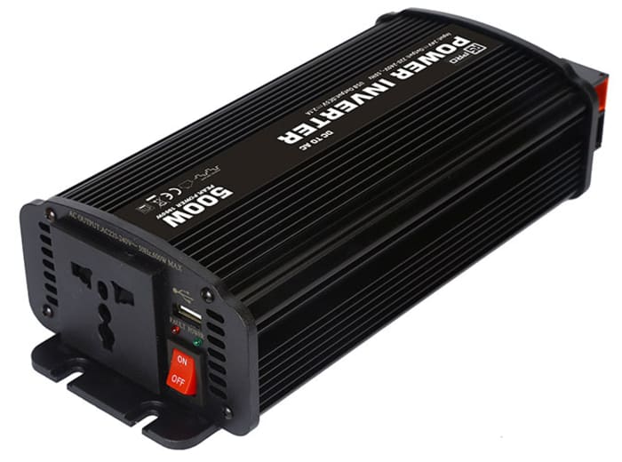 RS PRO Pure Sine Wave 1000W Power Inverter, 24V Input, 230V Output