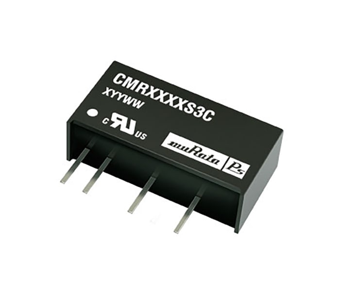 Murata Power Solutions CMR DC-DC Converter, ±12V dc/ ±31mA Output, 4.5 → 5.5 V dc Input, 0.75W, Through Hole,