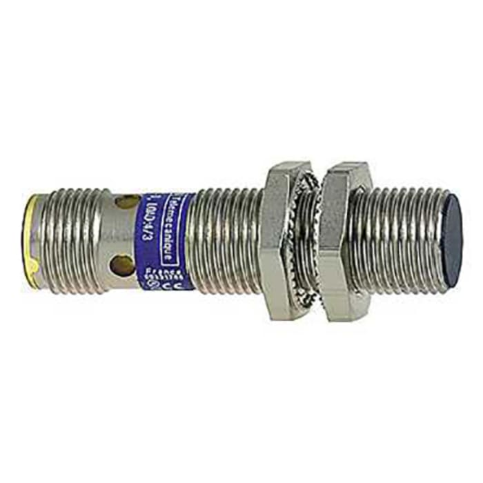 Telemecanique Sensors Inductive Threaded Barrel Proximity Sensor, M12, 2 mm Detection, PNP NO+NC, 12 → 24 V dc