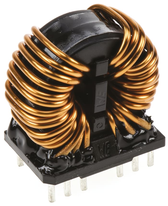 Wurth 2 x 3 mH -30 → +50% Nano Crystalline Common Mode Choke, Max SRF:1 kHz → 300 MHz, 23A Idc, 2 x 3mΩ