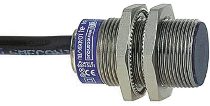 Telemecanique Sensors Inductive Threaded Barrel Proximity Sensor, M18, 10 mm Detection, PNP NO, 12 → 24 V dc