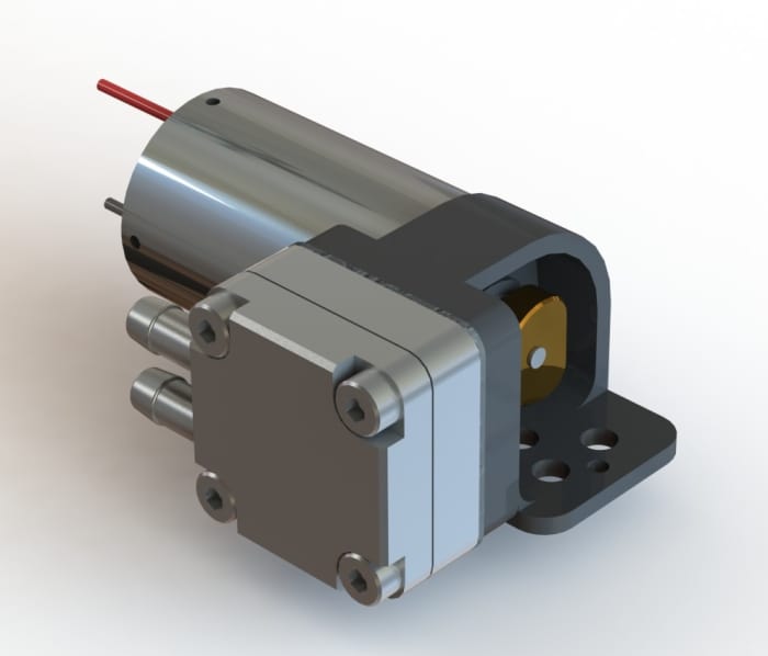 Pompe à eau RS PRO, 0.4L/min. couplage Direct, 3 → 6 V