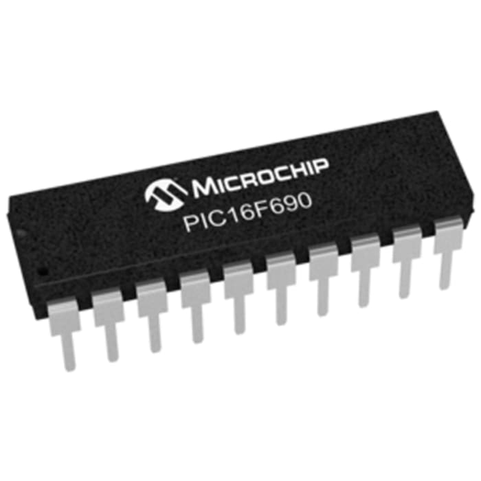Microchip, 8bit PIC, PIC16F Microcontroller, 20MHz, 7 kB Flash, 20-Pin PDIP