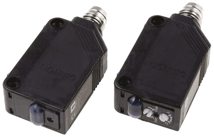 Omron Through Beam Photoelectric Sensor, Block Sensor, Maximum of 10 m Detection Range