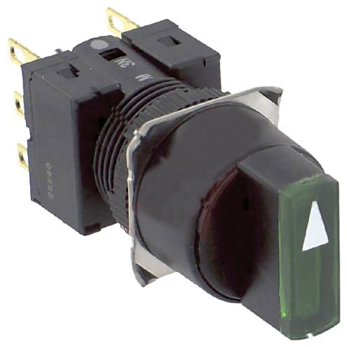 A165WT3MG24D2 Omron Omron 3 Position Selector Switch (DPDT) 16mm