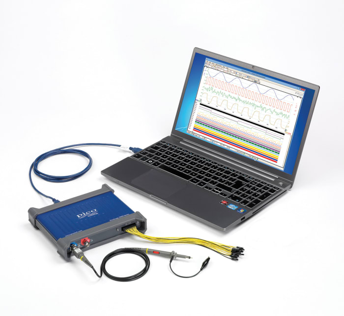Pico Technology 3205D MSO PicoScope 3000 Series, 100MHz PC Based Oscilloscope, 2 Analogue Channels, 16 Digital Channels