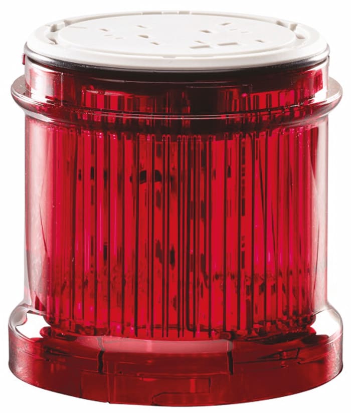 Flaşör/İkaz Lambası Modülü, LED, Kırmızı, Yanıp Sönen, 73mm Tabanlı, 230 V ac