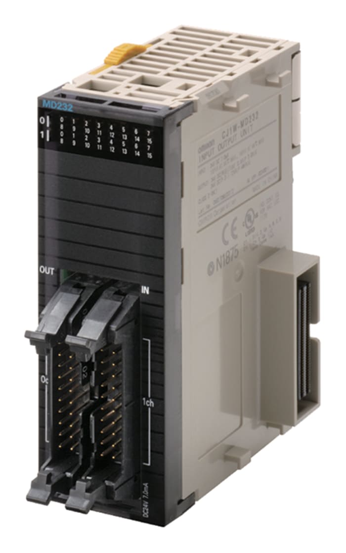 Omron IB IL 24 DI 16-XC-PAC Series PLC I/O Module for Use with CJ/NJ Controllers, Voltage, Transistor