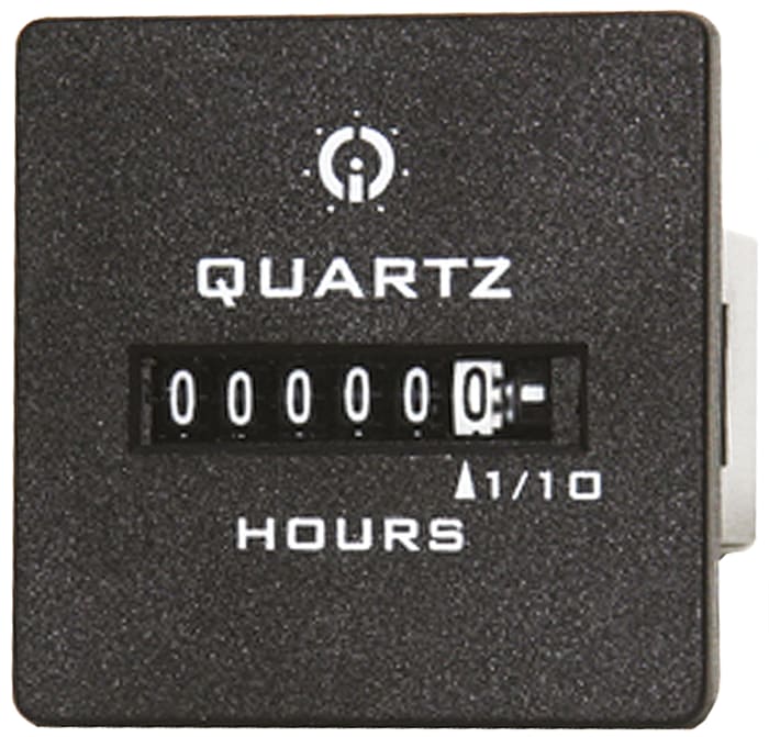GIC Hour Meter, 6 Digit, 10 → 80 V dc