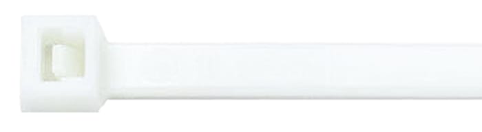 Thomas & Betts Cable Tie, Standard, 140 mm x 3.5mm, White Polyamide 66
