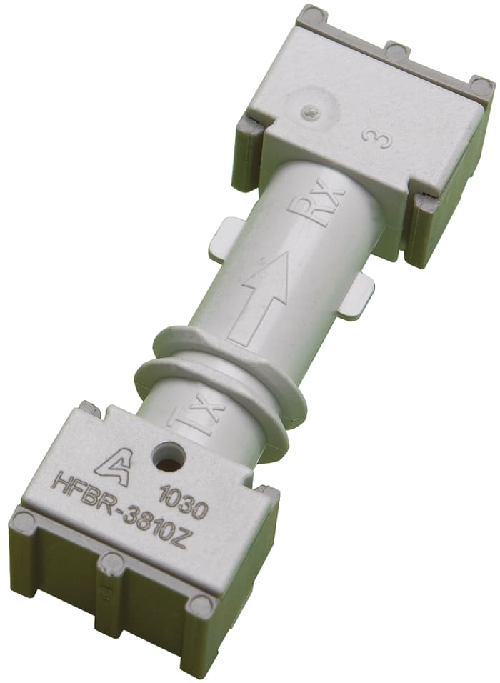 Broadcom HFBR-3810Z Fibre Optic Transceiver, 10MBd, 650nm 650nm 8-Pin