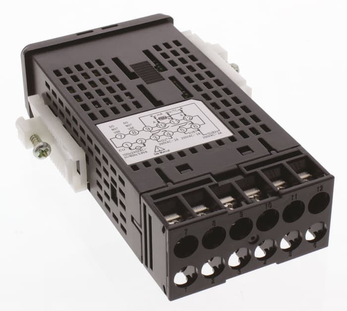 Omron E5GC Panel Mount PID Temperature Controller, 48 x 24mm 1/2 Input, 1 Output Relay, 100 → 240 V ac Supply Voltage