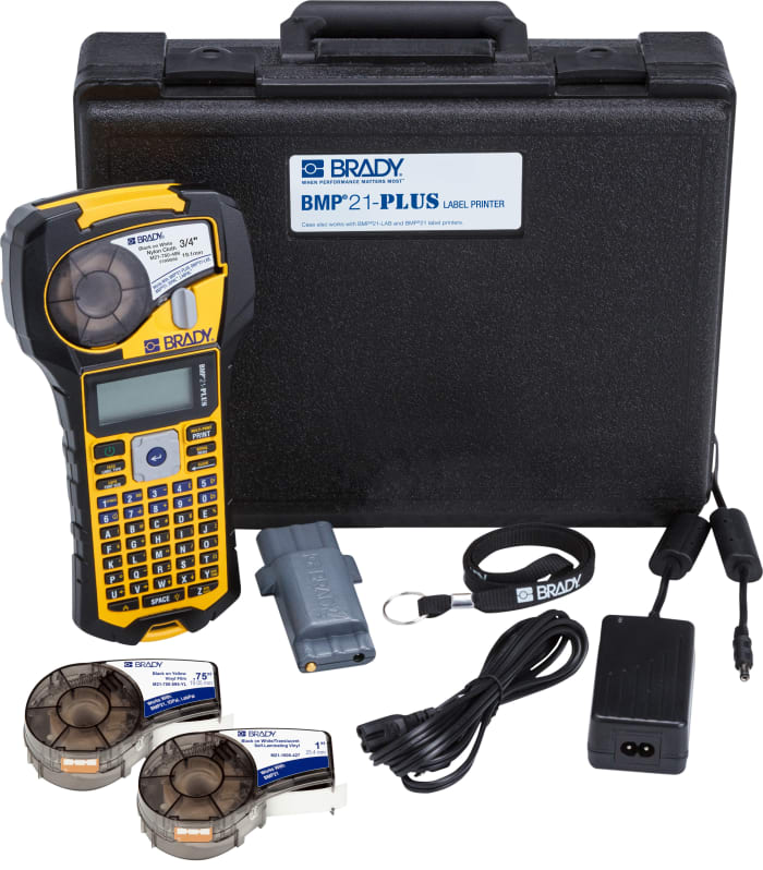 Étiqueteuse Brady BMP21 PLUS, clavier ABC, CYRILLIQUE fiche UK (type G)
