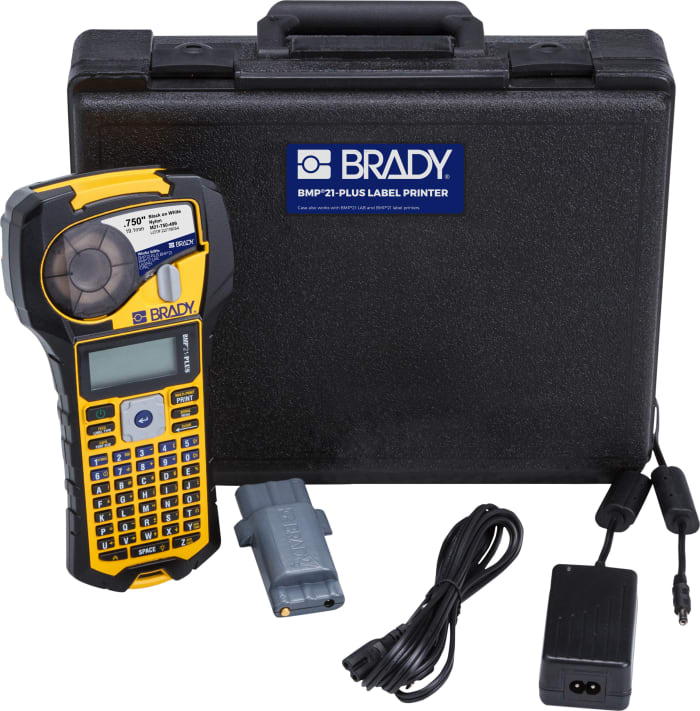 Étiqueteuse Brady BMP21 PLUS, clavier ABC fiche UK (type G)
