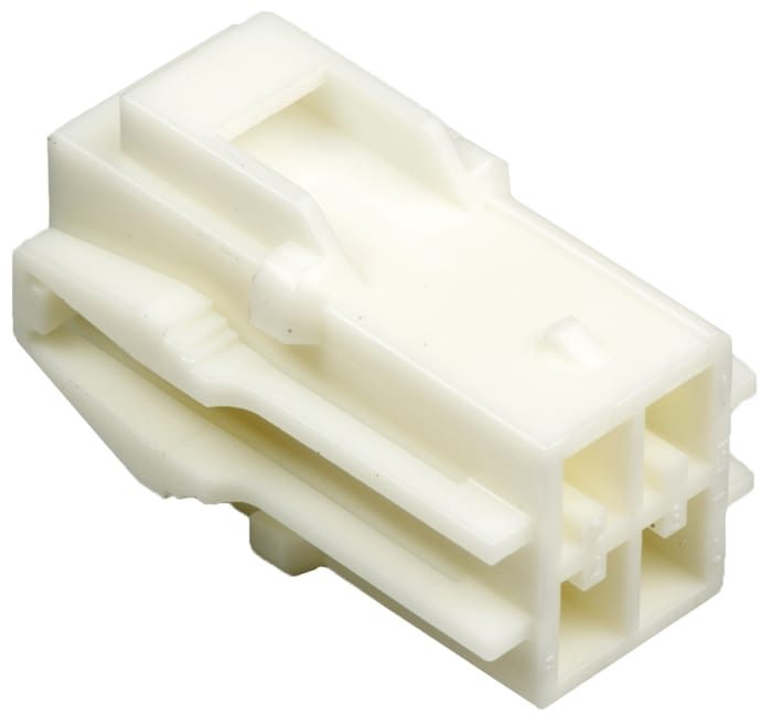 JST, HL Female PCB Housing, 3.96mm Pitch, 4 Way, 2 Row