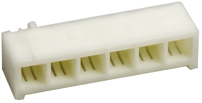 6P-SDN JST | JST, SDN Male Connector Housing, 3.96 mm Pitch, 6 Way, 1 ...
