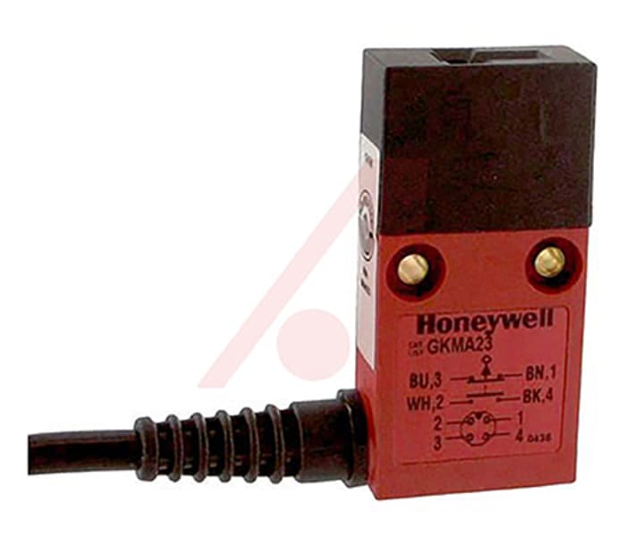 Commutateur de verrouillage de sécurité Honeywell GKM, 1 NF / 1 NO, A clé, IP66, IP67, 240V, 10A