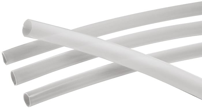 Alpha Wire PTFE Natural Cable Sleeve, 0.38mm Diameter, 30m Length, FIT Wire Management Series