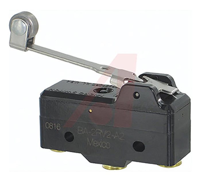 Honeywell Roller Lever Micro Switch, Screw Terminal, 20 A @ 125 V ac, SP-CO, IP64