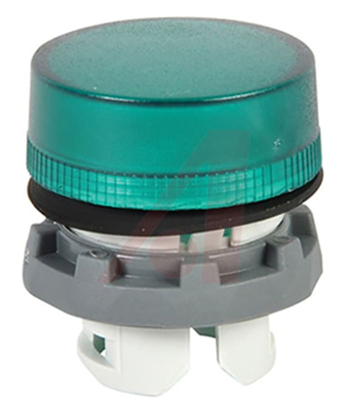 ABB Green Pilot Light Head, 22mm Cutout ABB Modular Series