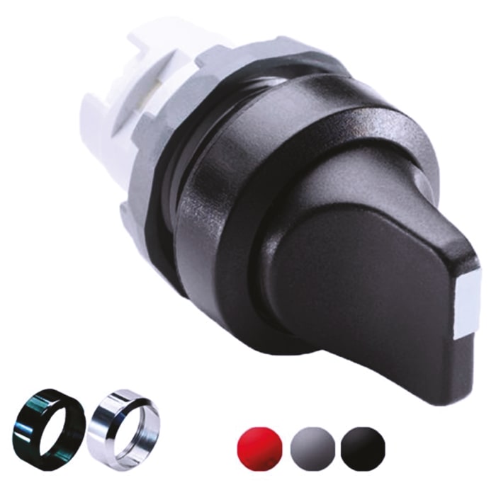 M2SS240B20 ABB ABB 2 Position Selector Switch Complete 22mm Cutout