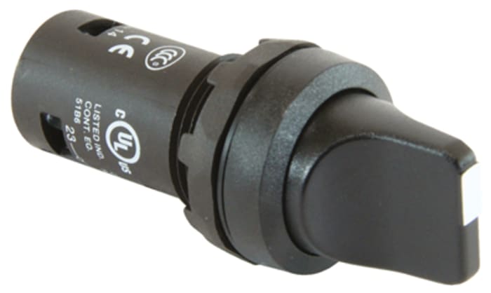 ABB Push Button - (2NO) 22mm Cutout Diameter 2 Positions