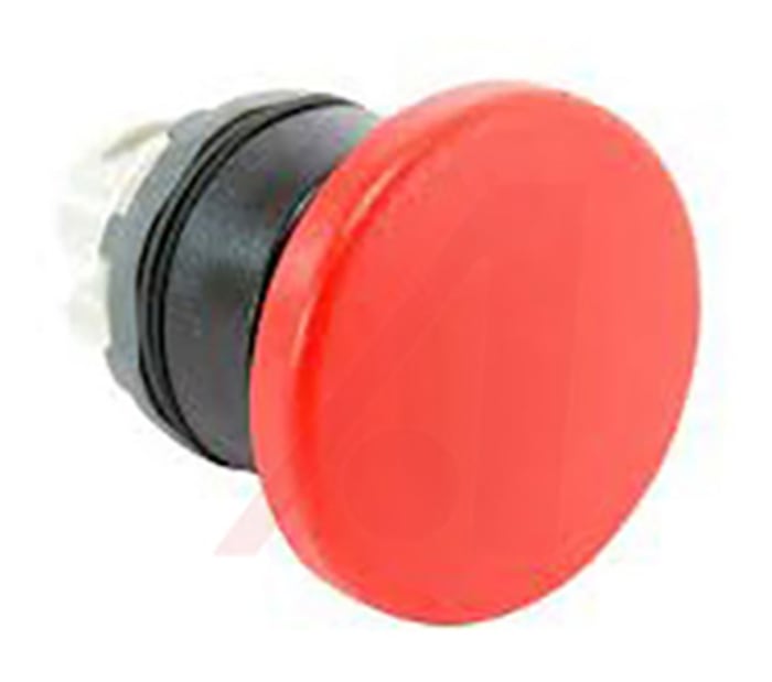 ABB Modular Series Red Mushroom, Momentary Actuation, 22mm Cutout