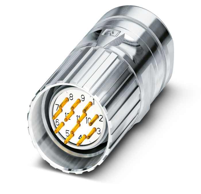 Phoenix Contact Circular Connector, 16 Contacts, Cable Mount, M23 Connector, Plug, Male, IP67, CA Series