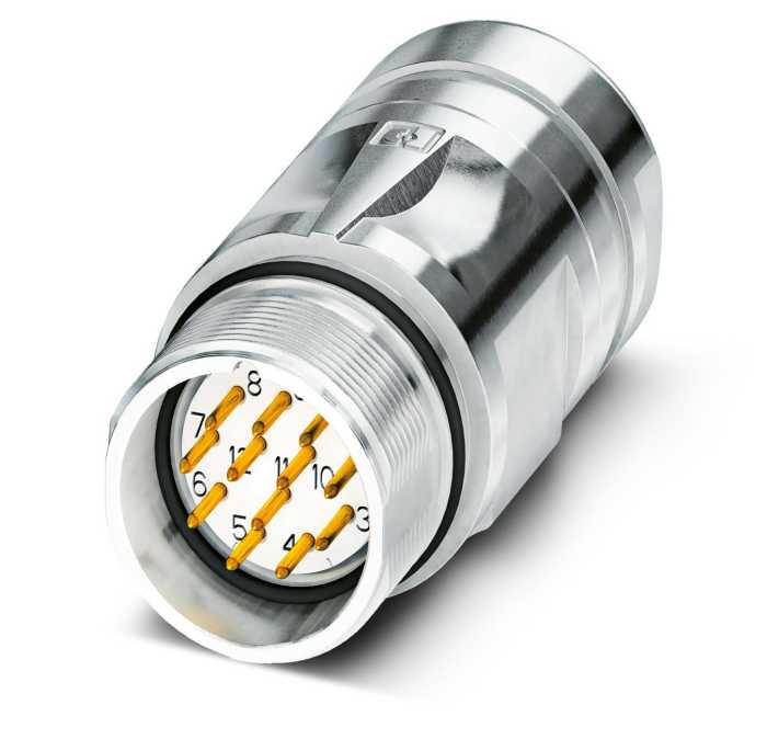 Phoenix Contact Circular Connector, 19 Contacts, Cable Mount, M23 Connector, Plug, Male, IP67, CA Series