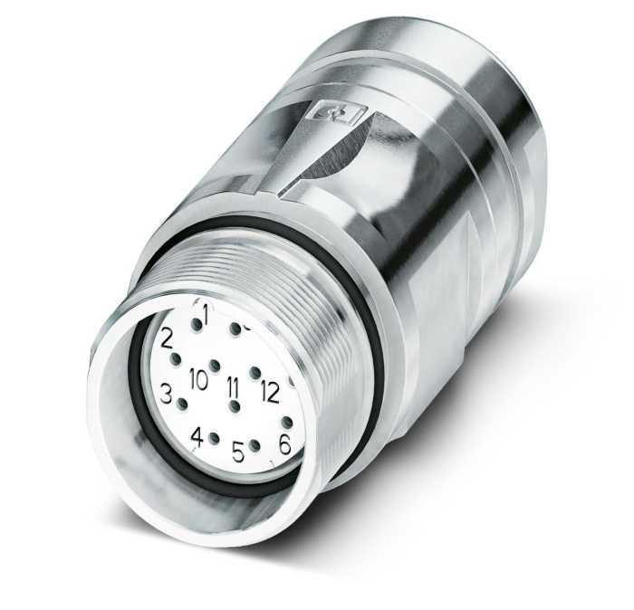 Phoenix Contact Circular Connector, 12 Contacts, Cable Mount, M23 Connector, Socket, Female, IP67, CA Series