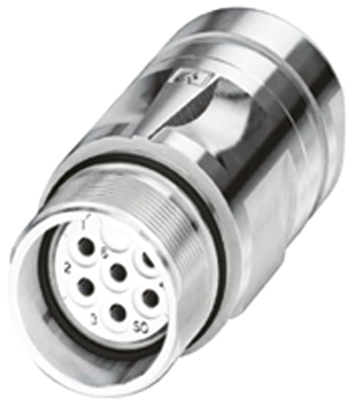 Phoenix Contact Circular Connector, 9 Contacts, Cable Mount, M23 Connector, Socket, Female, IP67, CA Series