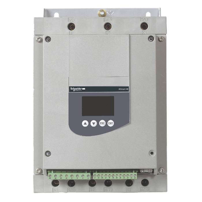 Arrancador suave Schneider Electric ATS48, 62 A, 690 V ac, 45 kW, trifásico, IP20